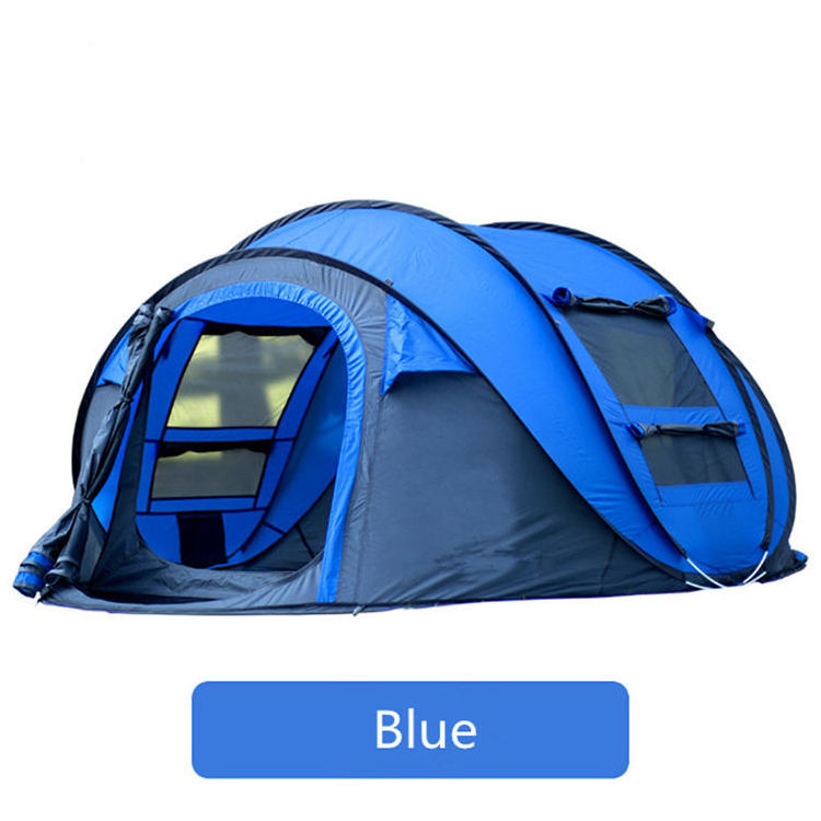 CLM Outdoor Pop Up Tent Unfold RainProof Tent Family Ultralight Portable Damproof Camping Tents