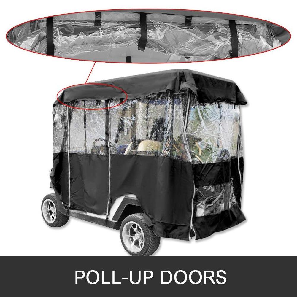 CLM 2 4 Passenger Golf Cart Driving Enclosure Golf Cart Rain Weather CoverEzgo Golf Cart Accessories