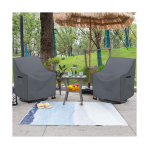 CLM Custom Patio Lounge Chair Cover 100% Heavy Duty Outdoor Chair Covers Outdoor Furniture Cover Waterproof