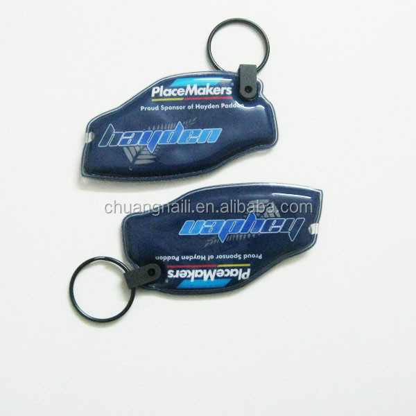 car shaped Pvc Led Flashlight Keychain with custom printing