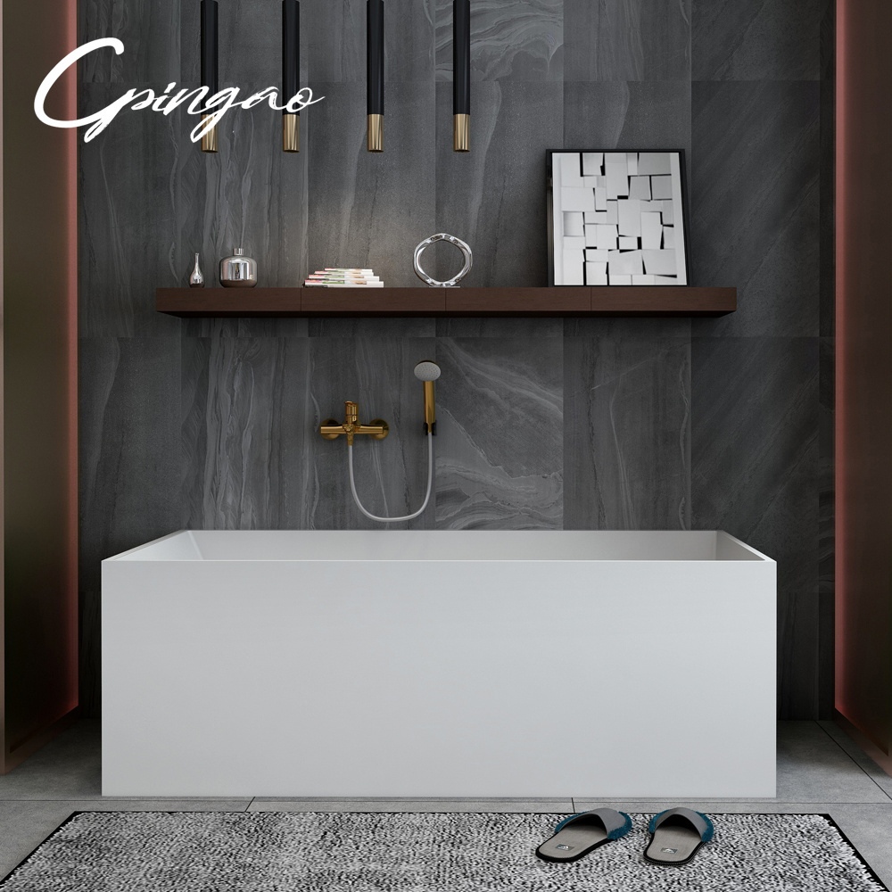 New Product Matt Black Custom Color Hotel Home Acrylic Bathroom Drainer Freestanding Bathtub