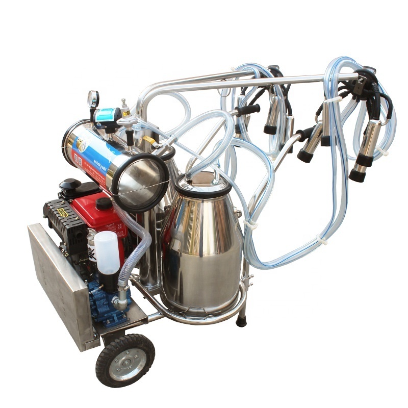 Dairy Farm Diesel Power Human Milking Machine For Sale