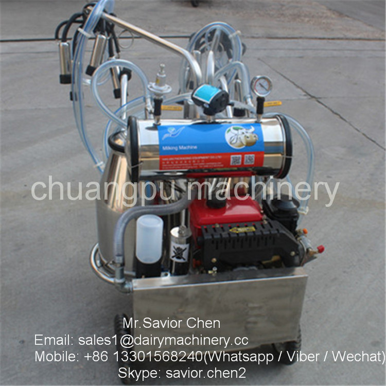 Dairy Farm Diesel Power Human Milking Machine For Sale