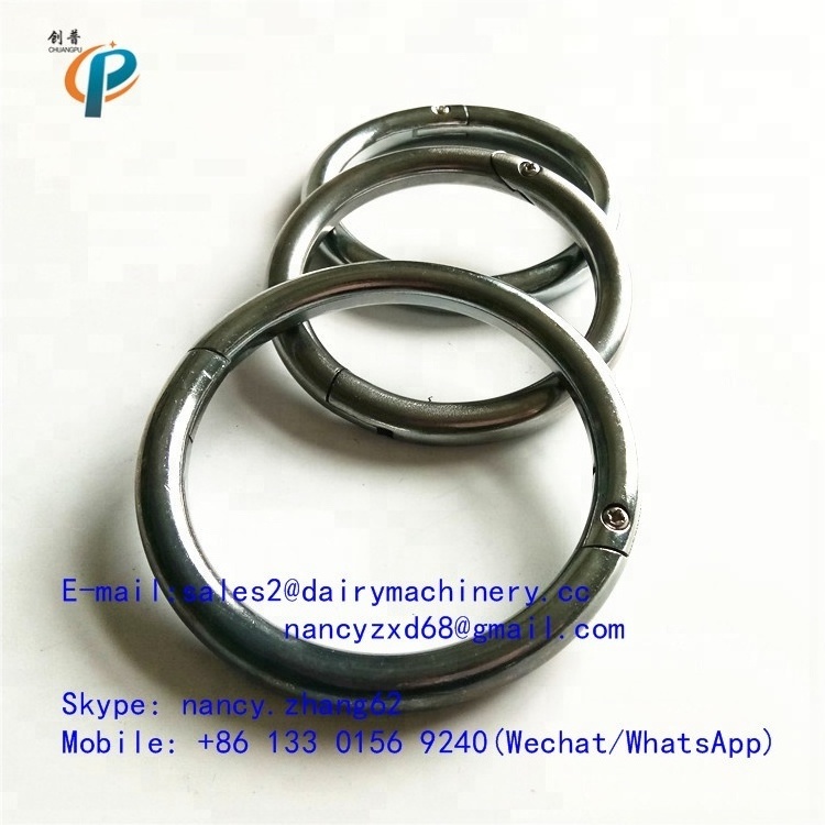 Steel Bull Nose Ring , Self-locking Nose Ring for cow, for cattle, different diameter for choosing