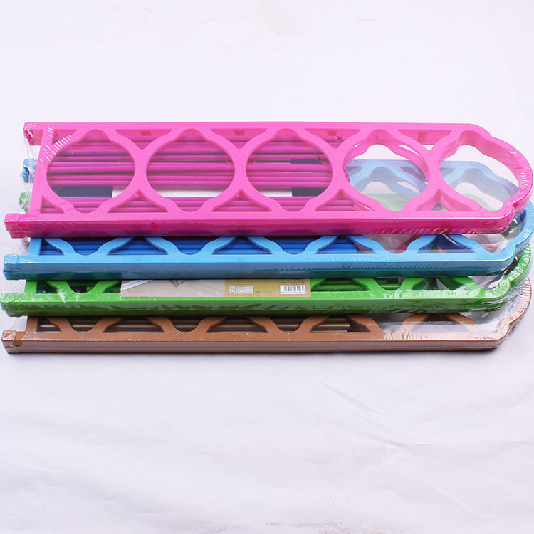 Five - layer plastic multi - layer shelf daily use shoe rack