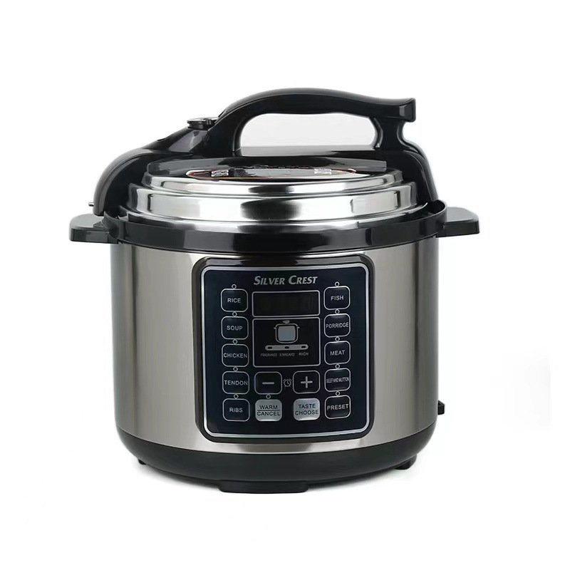 Multifunctional 6L Food Steamer Electric Programmable Pot Pressure Cooker Rice Cooker With Non-Stick Bowl