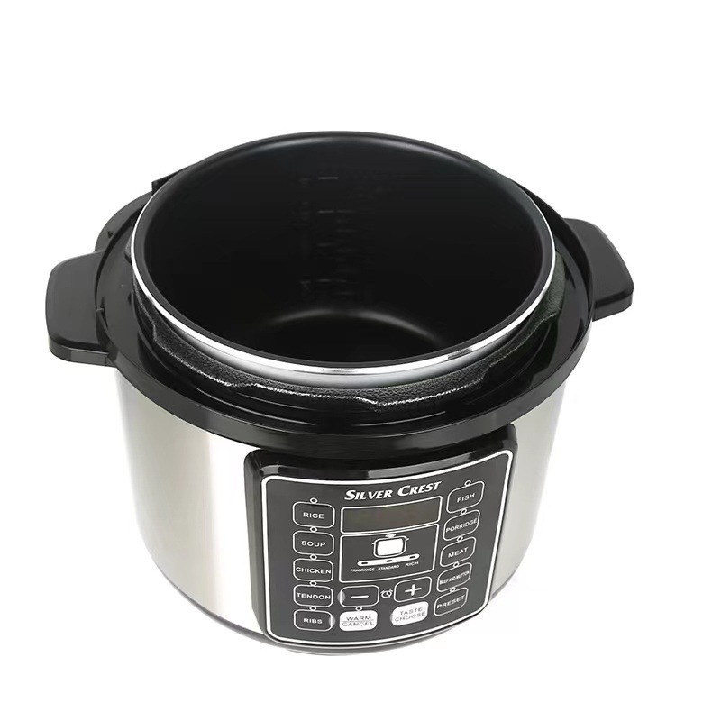 Multifunctional 6L Food Steamer Electric Programmable Pot Pressure Cooker Rice Cooker With Non-Stick Bowl