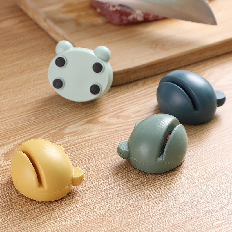 Kitchenware Mini Matte Knife Sharpener Cute Cartoon Knife Grinder Cute Mini Knife Sharpener