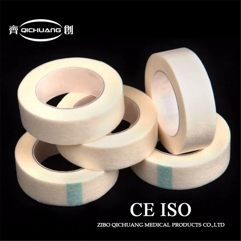 Soft Paper Non-Woven Microporous Self Adhesive Latex Free Waterproof Medical Surgical Tape