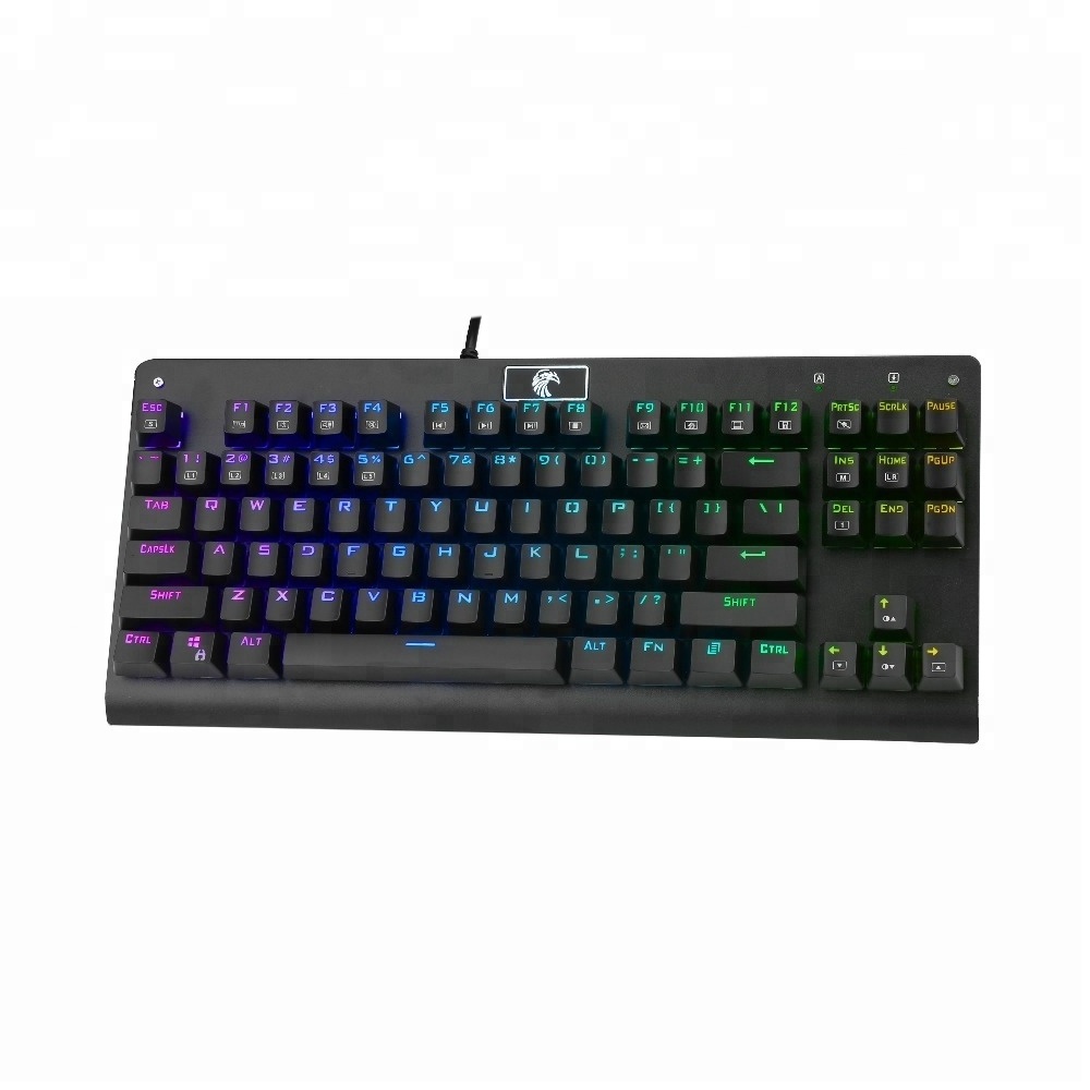 Eagle Z-77 Tenkeyless Blue Switch 87 Keys RGB Mechanical Keyboard with US Layout