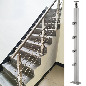 Vertical Cable Railing Post, Retractable Cable Railing System,Tension Cable Railing