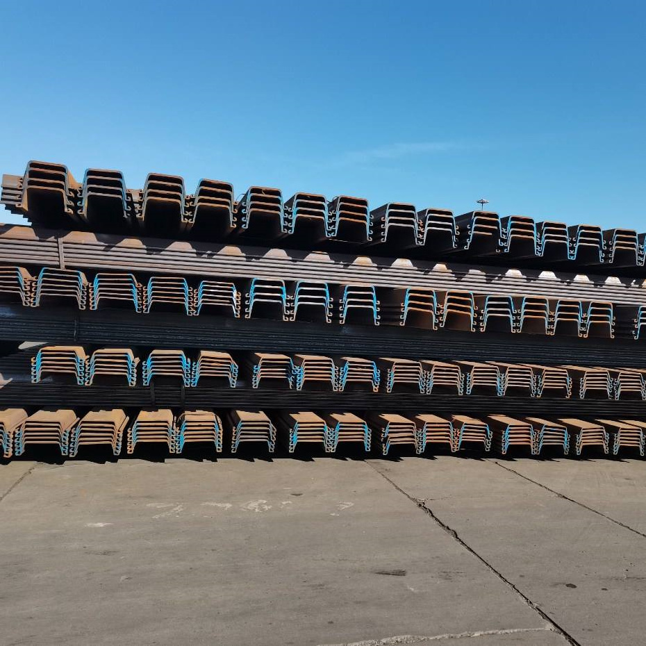 U type sheet pile type 2  400*100*10.5 piling sheet