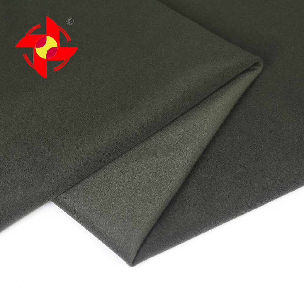 Wholesale Custom 4 Way Stretch 88 Polyester 12 Spandex 280gsm Warp Knitted Single Sided Brushed Fabric for Warm Headgear