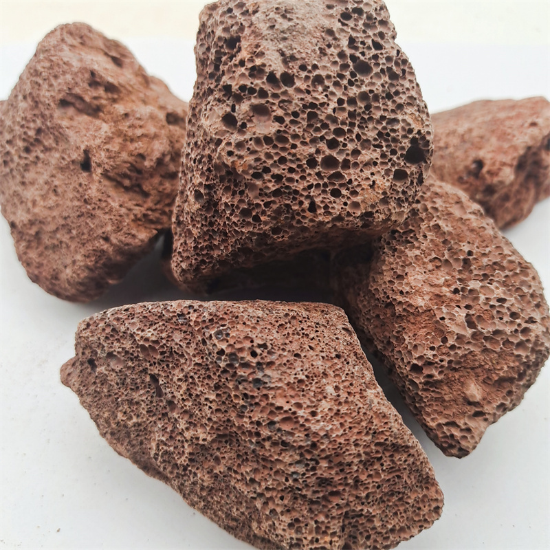 Natural 3-5cm and 5-8cm volcano rock lava stone for cooking