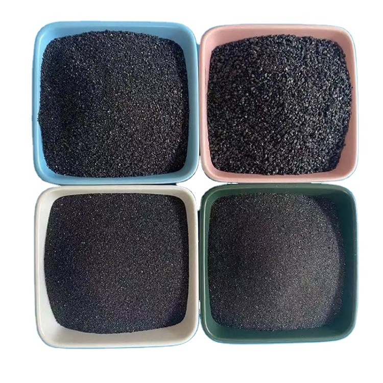 Landscaping Sandy Beach Colored Silica Sand  Natural Color Fine Black Series Sand price