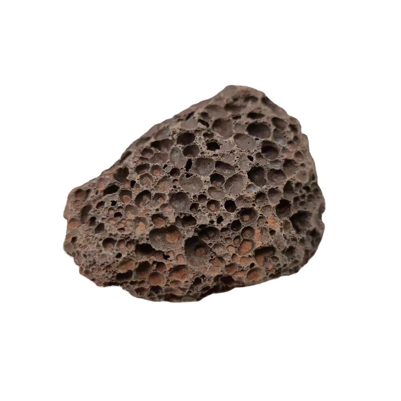 Volcanic rock crushed stone used for soilless cultivation of flower potted garden