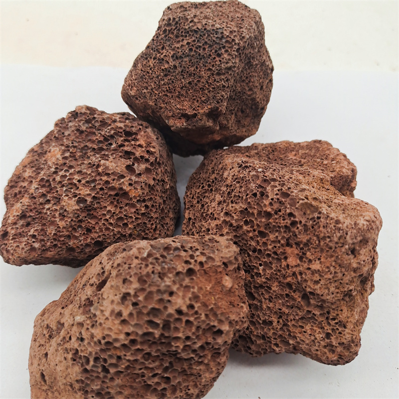 Natural 3-5cm and 5-8cm volcano rock lava stone for cooking