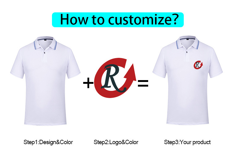 polo custom logo men's polo shirts short sleeve polo t shirt dress shirt for men 100% cotton stand up collar plus size