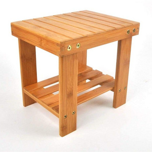 Wooden Step Stool for Kids Toddlers Adults - Portable Small Foot Stool Upgrade - Kitchen Bathroom Bedroom