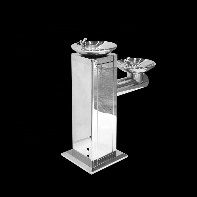 Wholesale commercial custom ada outdoor public floor standing stainless steel drinking water fountain dispenser