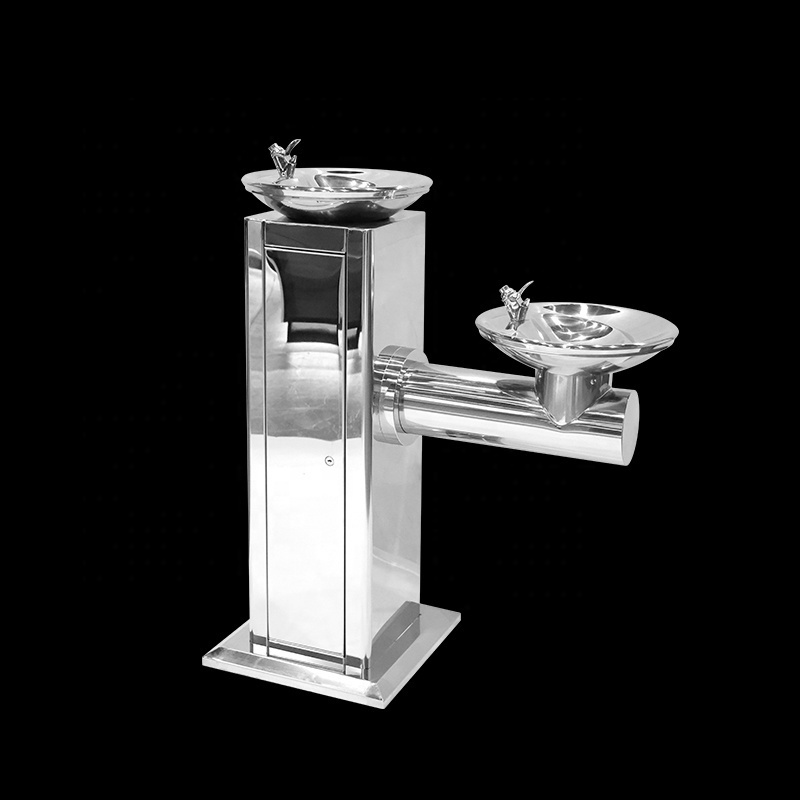 Wholesale commercial custom ada outdoor public floor standing stainless steel drinking water fountain dispenser