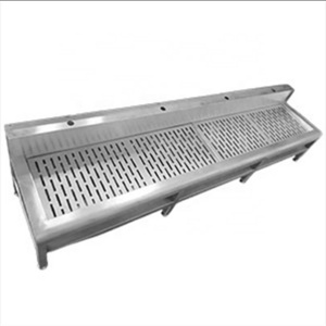 Custom Design Wudu Stainless Steel Wash Station Foot Spa Equipment Muslim Wudu Washing Sink