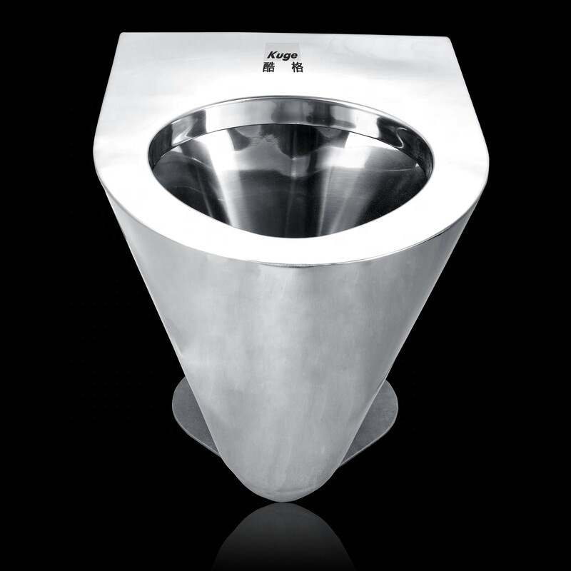 Foshan factory wholesale sanitary ware p trap washdown wall-hung commode hotel commercial 304 stainless steel toilet