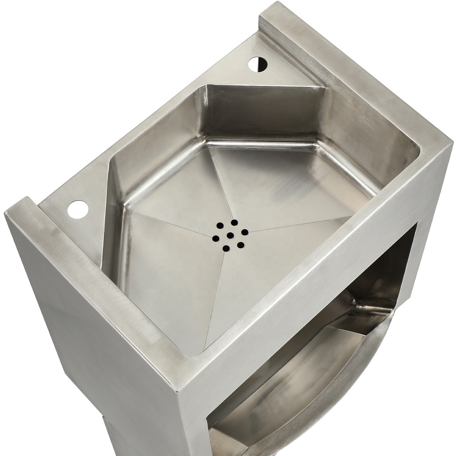 New Model Stainless Steel Urinal Wash Basin Sink Combination Commercial Urinal Trough