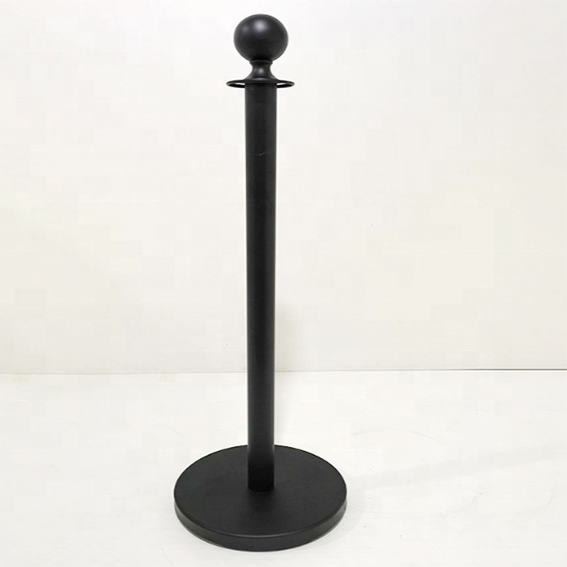 2023 Stainless steel tube retractable belt  manager stand, office barrier post, queue security guard post stanchion