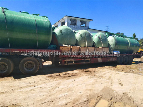 fiber glass septic tank system underground sewage treatment bio tank