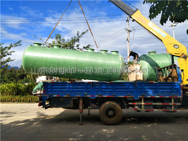 fiber glass septic tank system underground sewage treatment bio tank