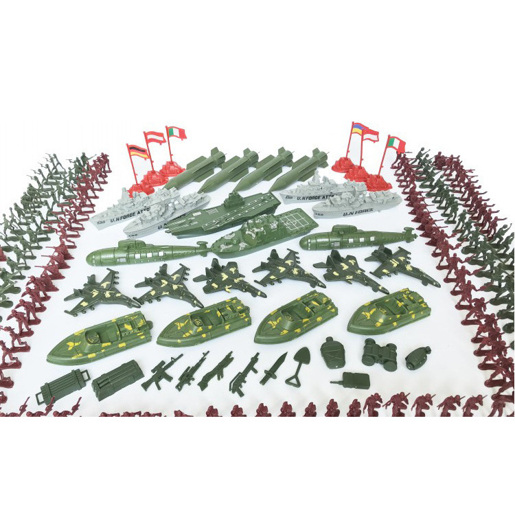 337 pcs 4cm soldier navy set children's sandbox scene simulation military action figure model toys