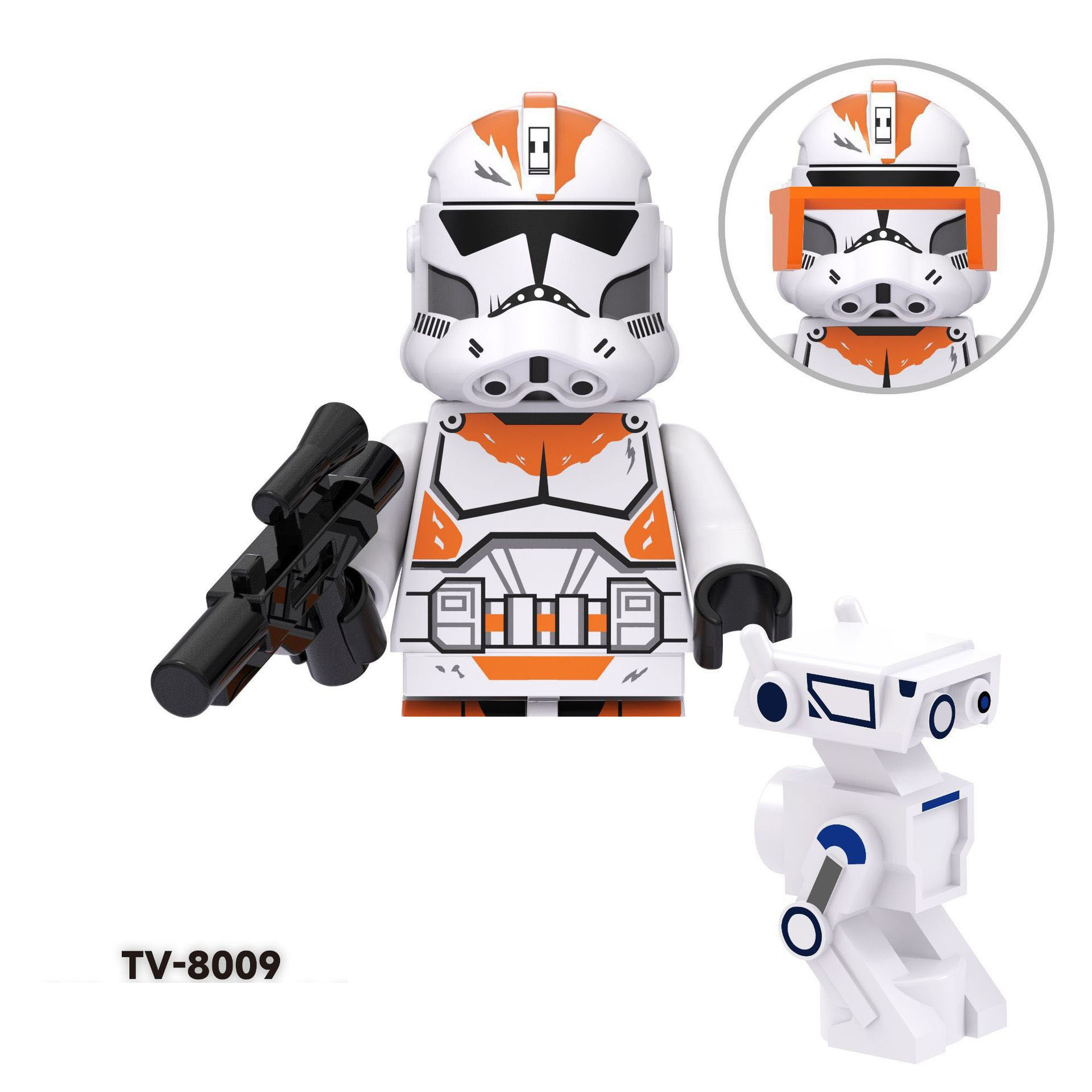 WM Blocks Star Clone Trooper Han solo Mandalorian Space war Building Blocks juguetes 2023 toys for kids Toys TV6109