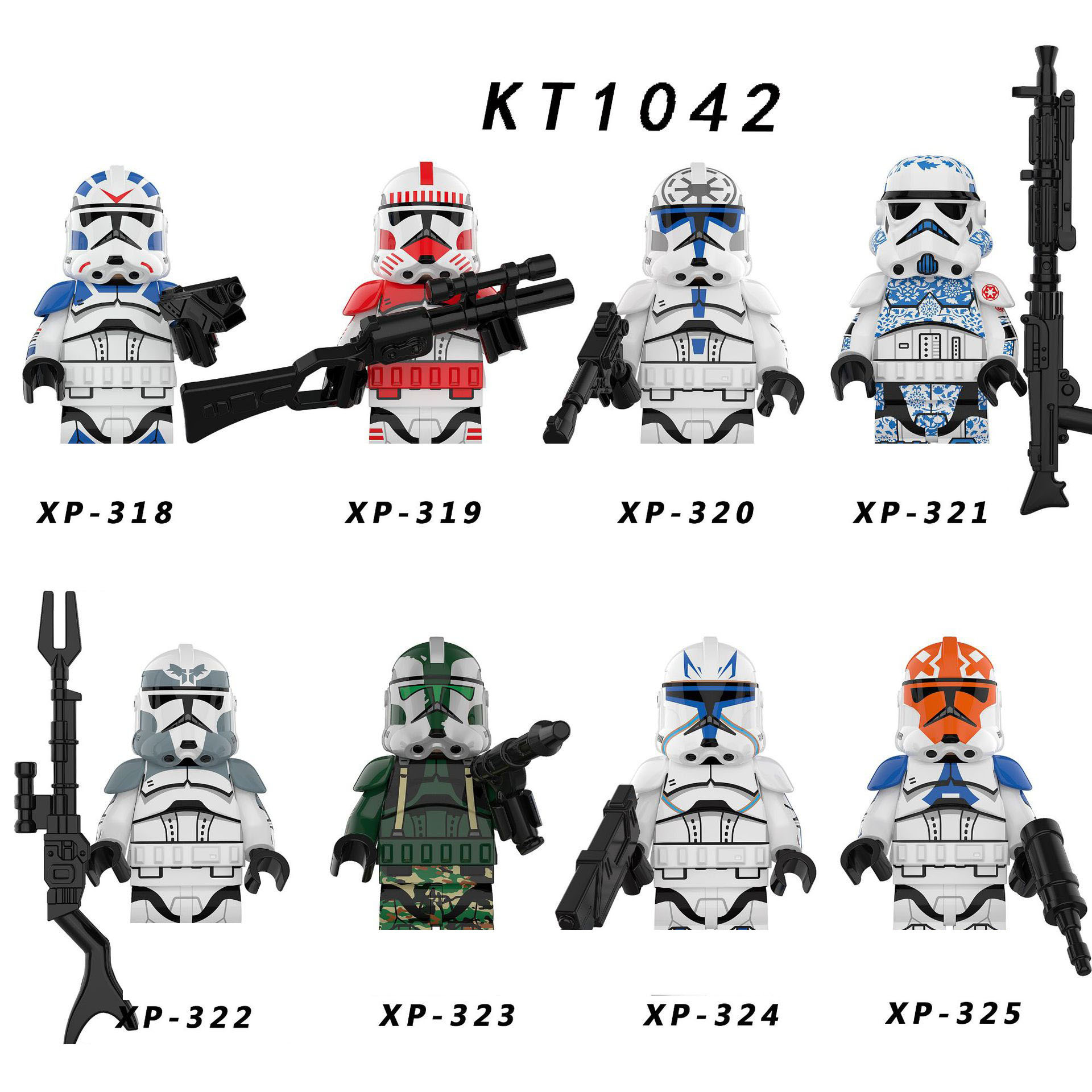 2024 Star xp262 xp263 xp264 xp273 xp363 xp364 xp365 212 military Soldiers Weapon Building Blocks Wars figures Toy for legoing