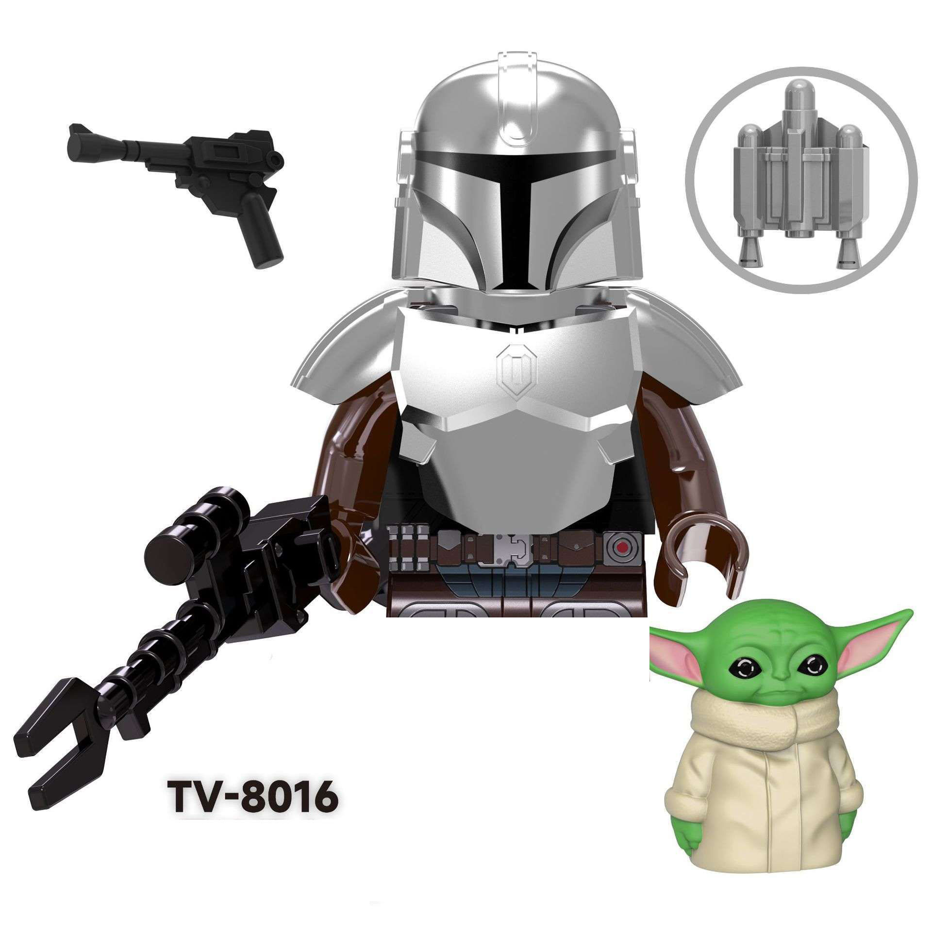 WM Blocks Star Clone Trooper Han solo Mandalorian Space war Building Blocks juguetes 2023 toys for kids Toys TV6109