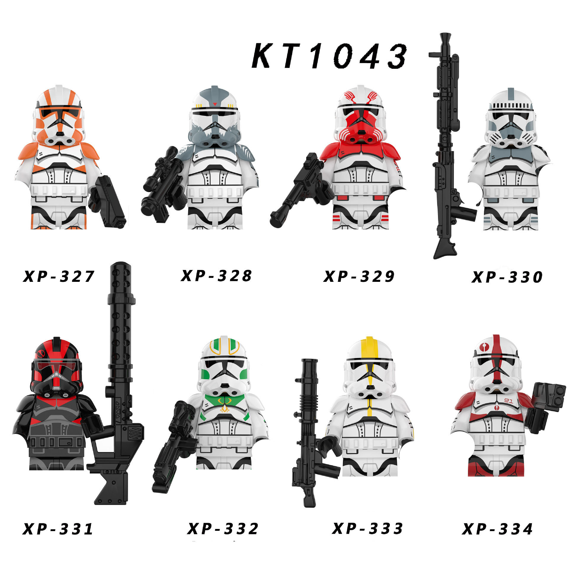 2024 Star xp262 xp263 xp264 xp273 xp363 xp364 xp365 212 military Soldiers Weapon Building Blocks Wars figures Toy for legoing