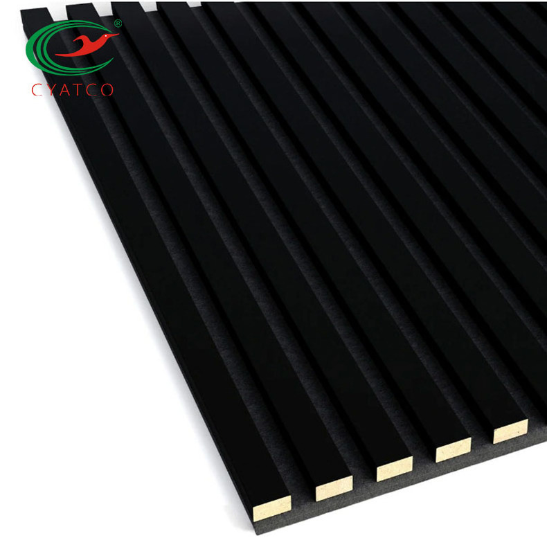 Ceiling Tiles Interior Led Mdf Acoustic Panel Diy Sound Deadening Wood Slat Wall Decor Panel Acoustic Wall Panels