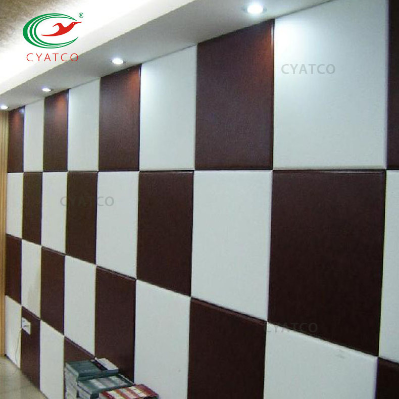 Fabric wrapped acoustic panel upholstered wall panels for recording room wall paneling wholesale