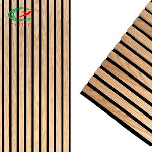 anti-fire wall and ceiling tiles mineria wooden fiber soundproofing acoustic wood panels for building noiseproof