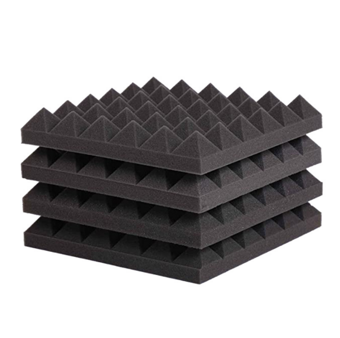 Decorative soundproof foam wall panelling soundproof foam for music studio equipment and studio equipment