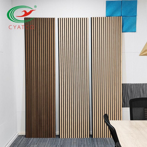 Free Samples Wood Veneer Acoustic Panel Oak Slat Wood Wall Panels Soundproof Wall Panels Akupanel soundproofing materials