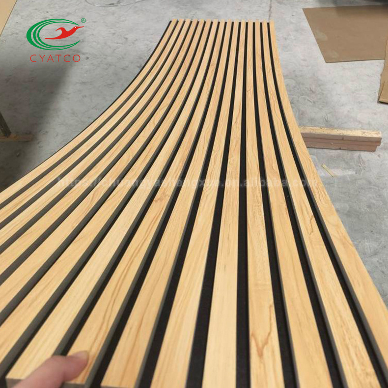 Custom Acoustic Booth Acoustic Panel Slatted Oak Wood Panel Oak Wooden Acoustic Ceiling Oak Wood Slats Solution Paneles Acusticos