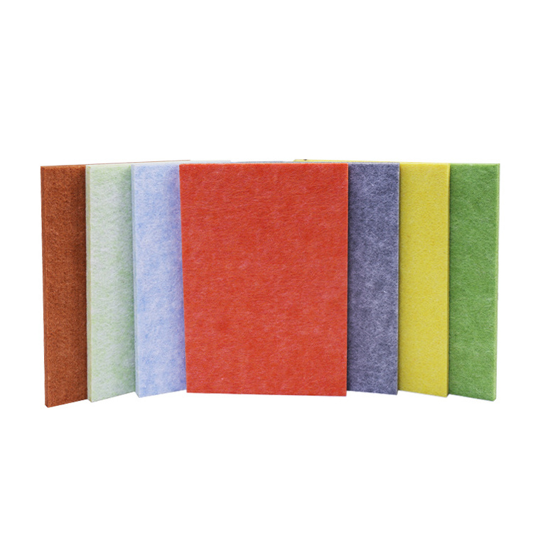 High Density Polyester Acoustic Panel Pet Drums Akoestische Panelen Felt Sound Absorbing Ceiling Acoustic Roof Panels