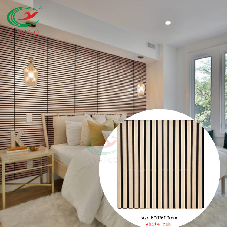 High Quality Akupanel Wooden Slat Panel Wall Acoustic Panel Board Acoustic Ceiling Tiles Bass Trap For Wall Decorative