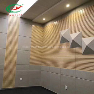 3d polyester fiber wall decorative soundproofing ceiling pad soundproof acoustic polyester panels for theater