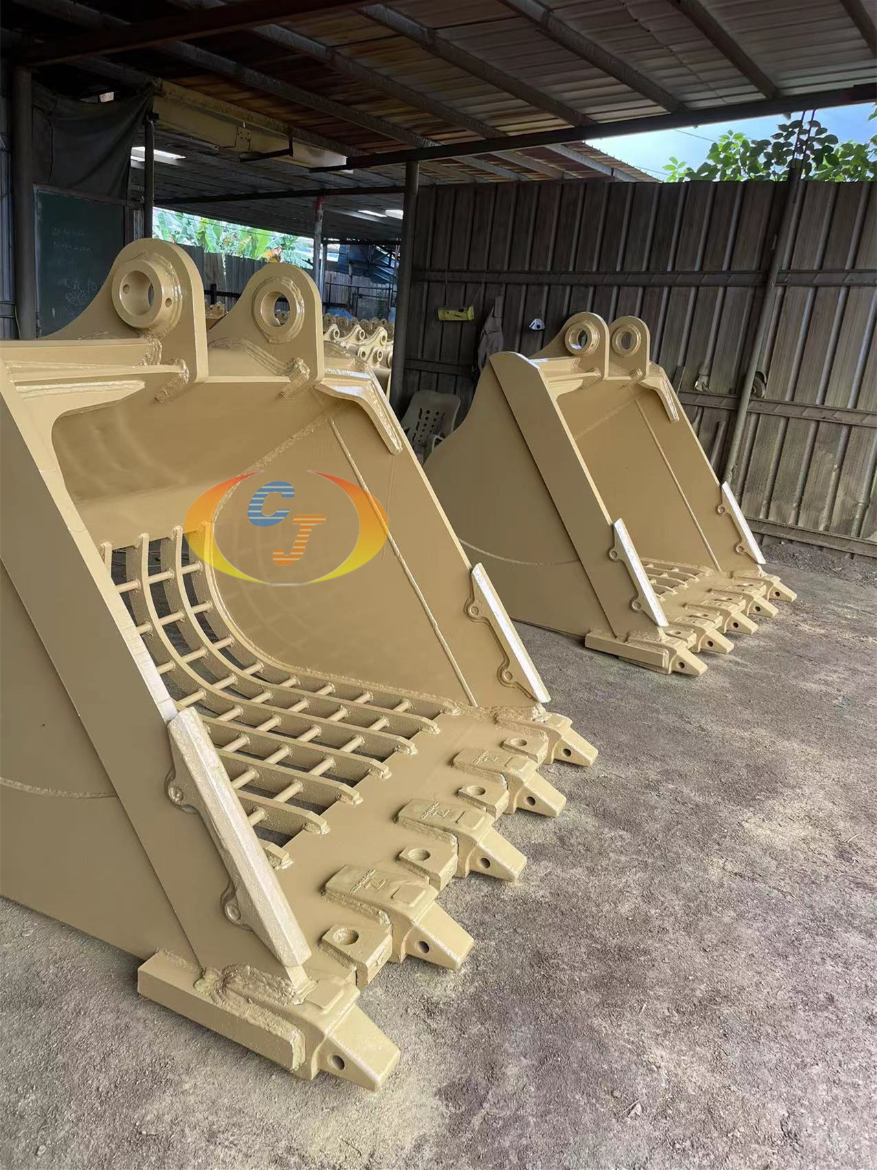 Customization High Strength Alloy Skeleton Excavator Bucket / Excavator Grid Bucket for SY375 SY365 SY335