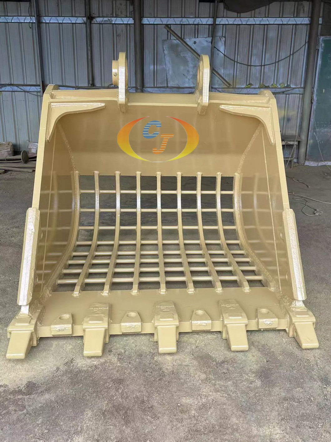 Customization High Strength Alloy Skeleton Excavator Bucket / Excavator Grid Bucket for SY375 SY365 SY335