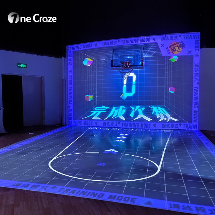 2024 Hot-Selling Ar Holographic Dynamic Basketball Indoor Hologram Projector Simulator Interactive Projection For Entertainment