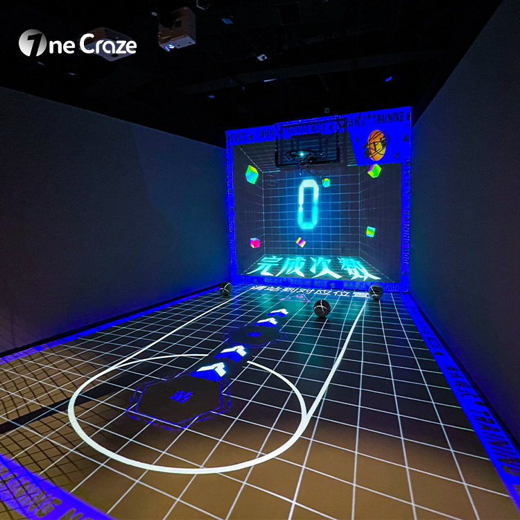 2024 Hot-Selling Ar Holographic Dynamic Basketball Indoor Hologram Projector Simulator Interactive Projection For Entertainment