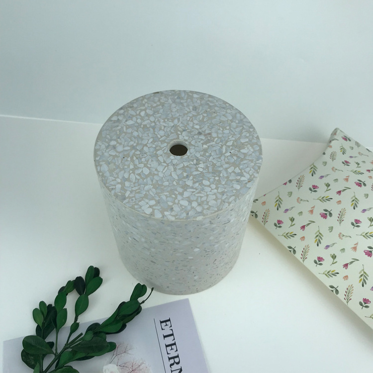 wholesale handmade superior quality marble terrazzo cement planter concrete pot